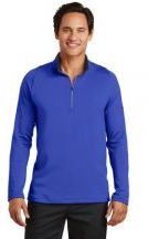 Nike Adult 7.6-ounce, 93/7 polyester/spandex Dri-FIT Stretch 1/2-Zip Cover-Up Pullover Jacket
